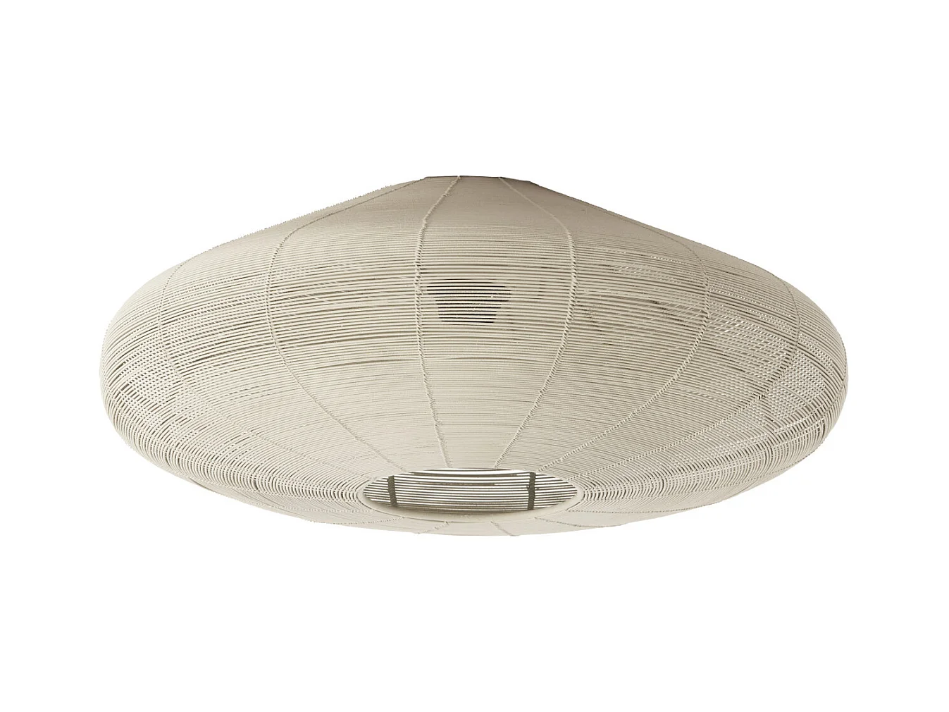 Plafonnier BAHOTO - Ø51x18cm - Blanc