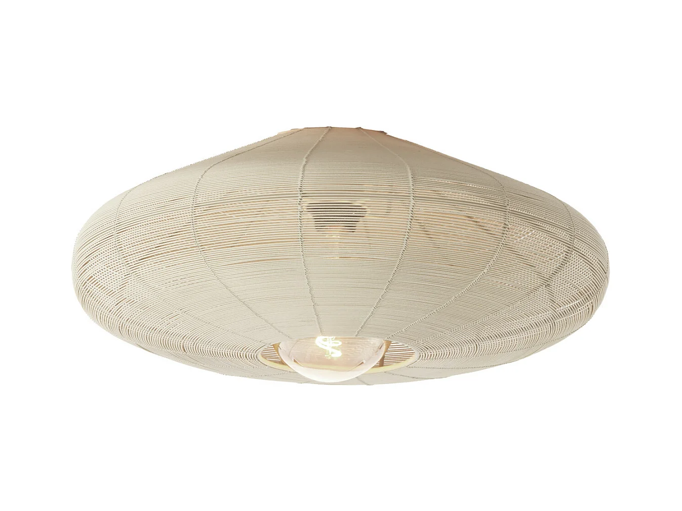 Plafonnier BAHOTO - Ø51x18cm - Blanc