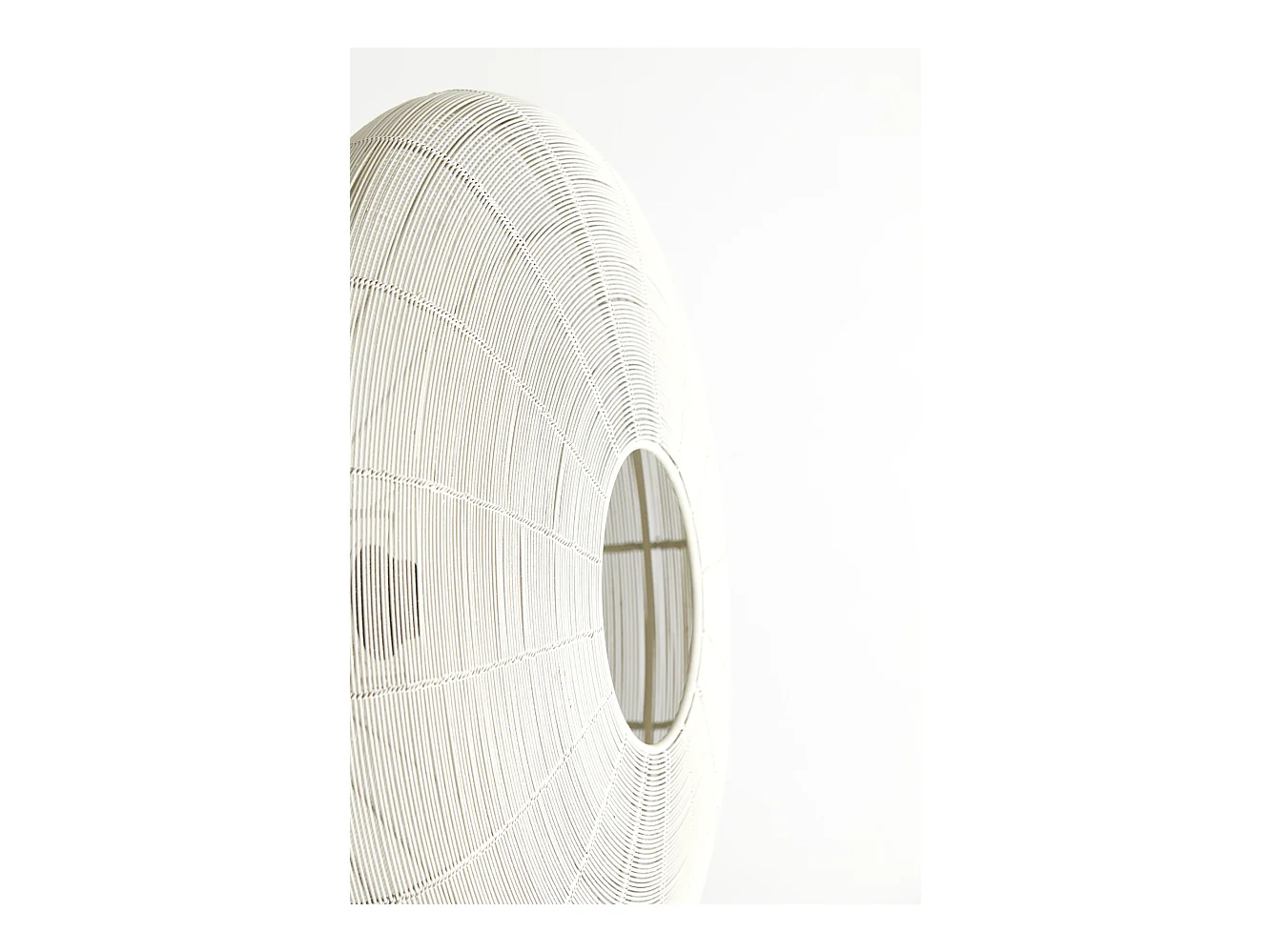 Plafonnier BAHOTO - Ø51x18cm - Blanc