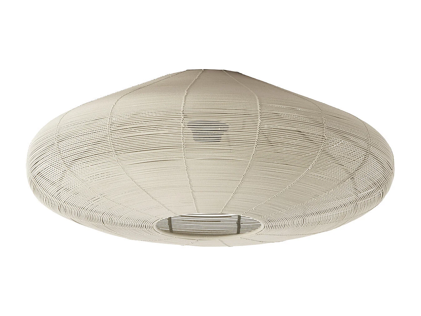 Plafonnier BAHOTO - Ø51x18cm - Blanc