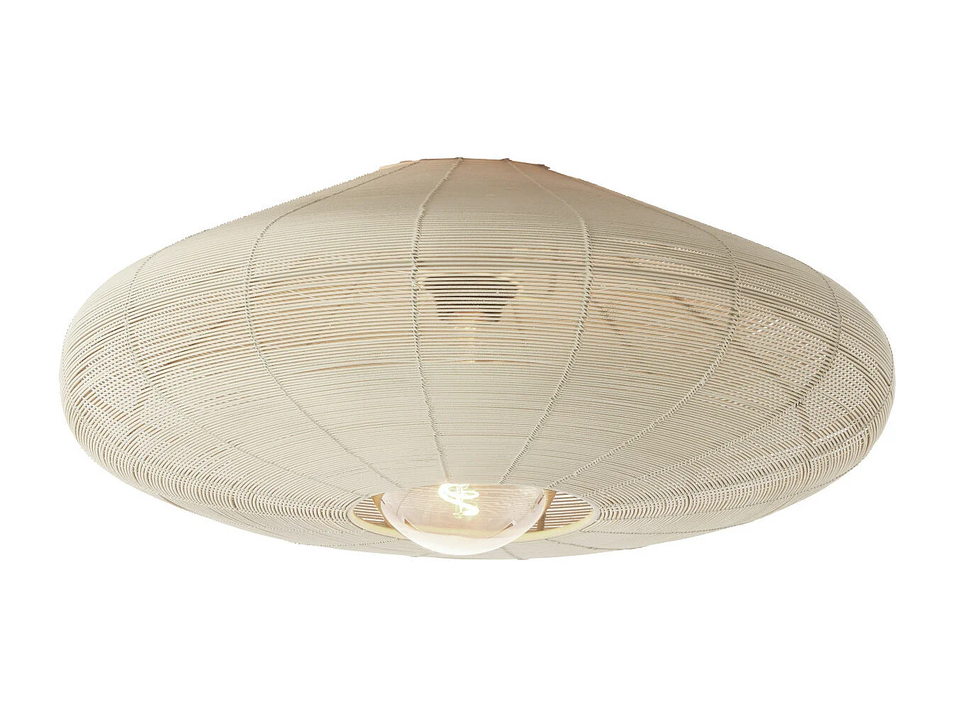 Plafonnier BAHOTO - Ø51x18cm - Blanc