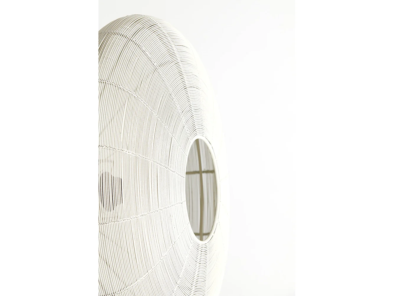 Plafonnier BAHOTO - Ø51x18cm - Blanc