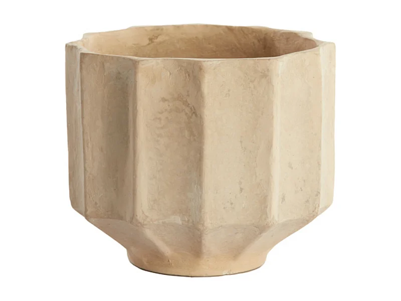 Pot SALOU - Ø21x18cm - Blanc