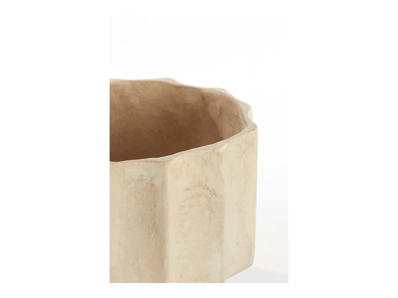 Pot SALOU - Ø21x18cm - Blanc