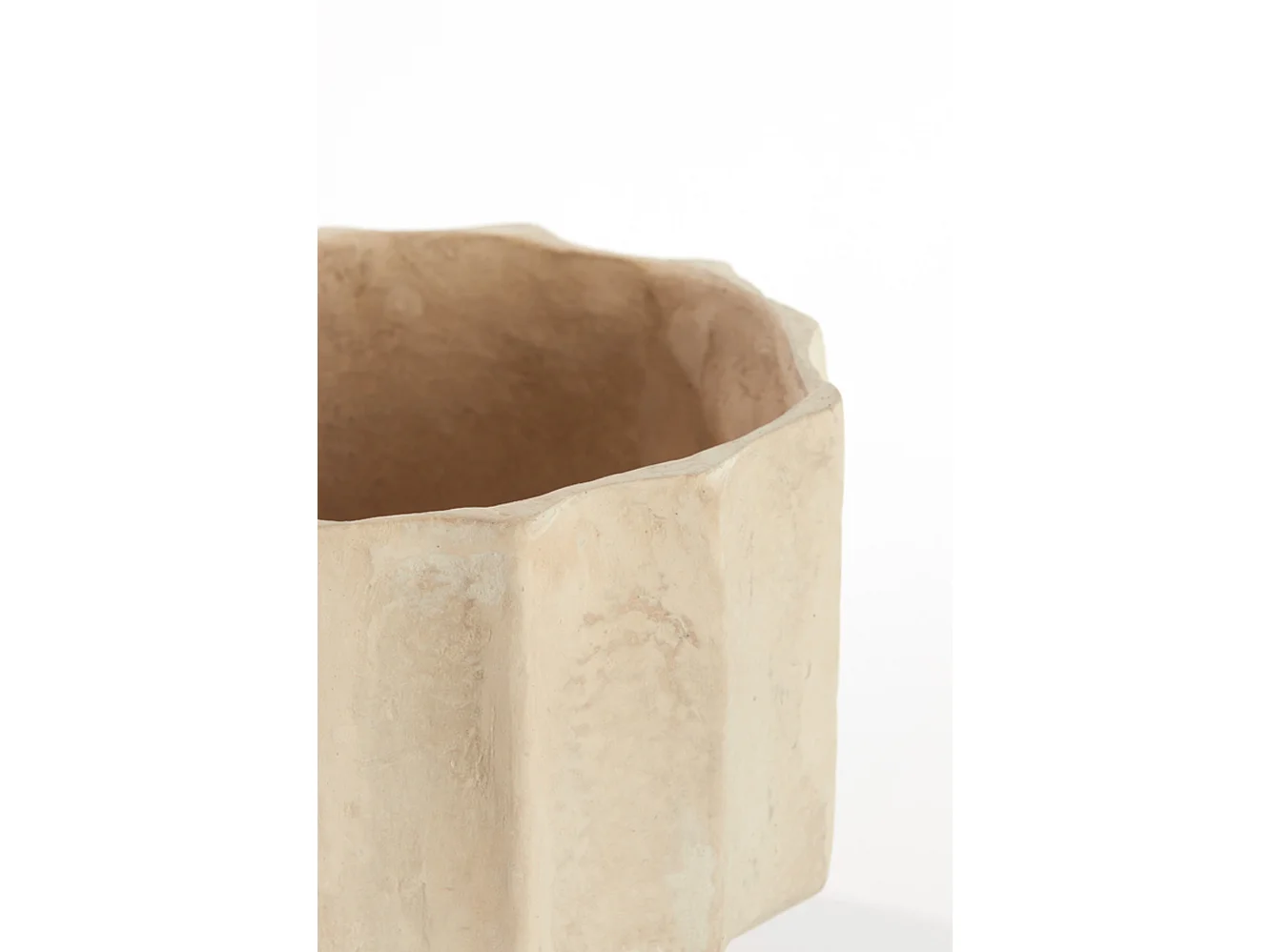 Pot SALOU - Ø21x18cm - Blanc