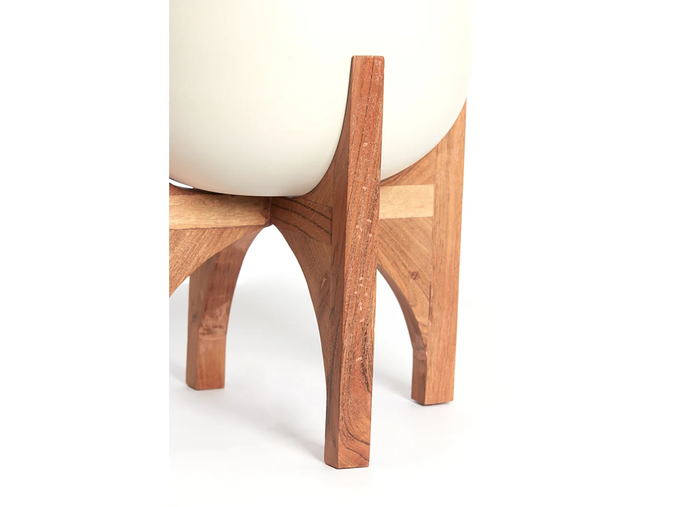 Pot KARUNA - Ø36x50cm - Blanc