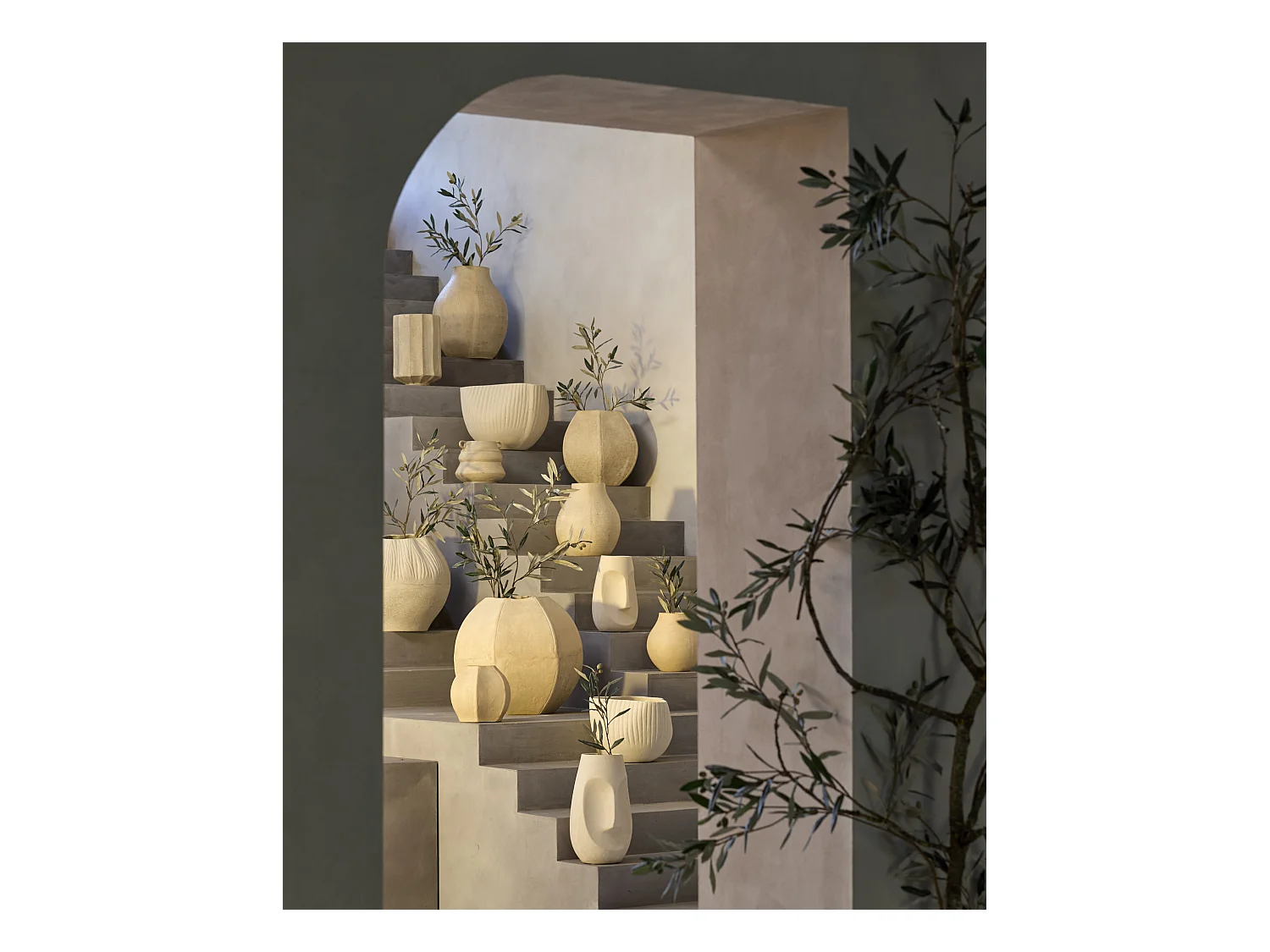 Pot ANTA - Ø30x23cm - Blanc