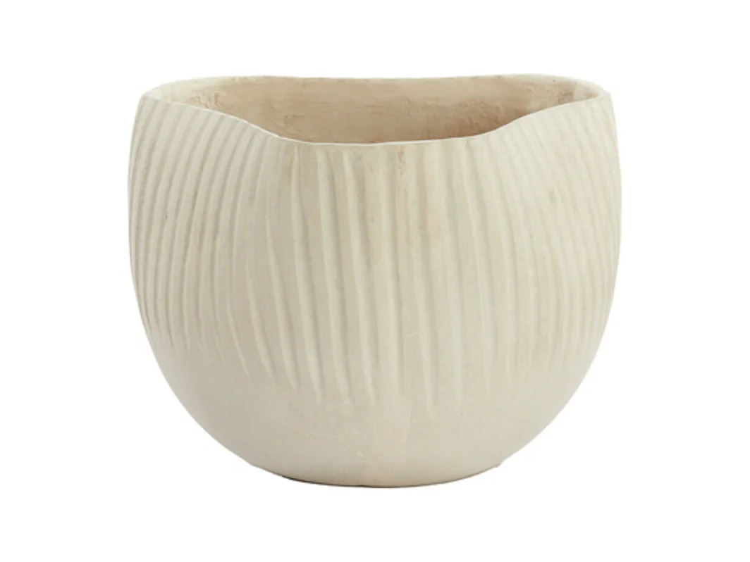 Topf ANTA - Ø30x23cm - Weiß