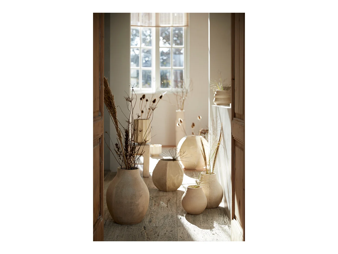 Pot MELIS - Ø37x32,5cm - Blanc