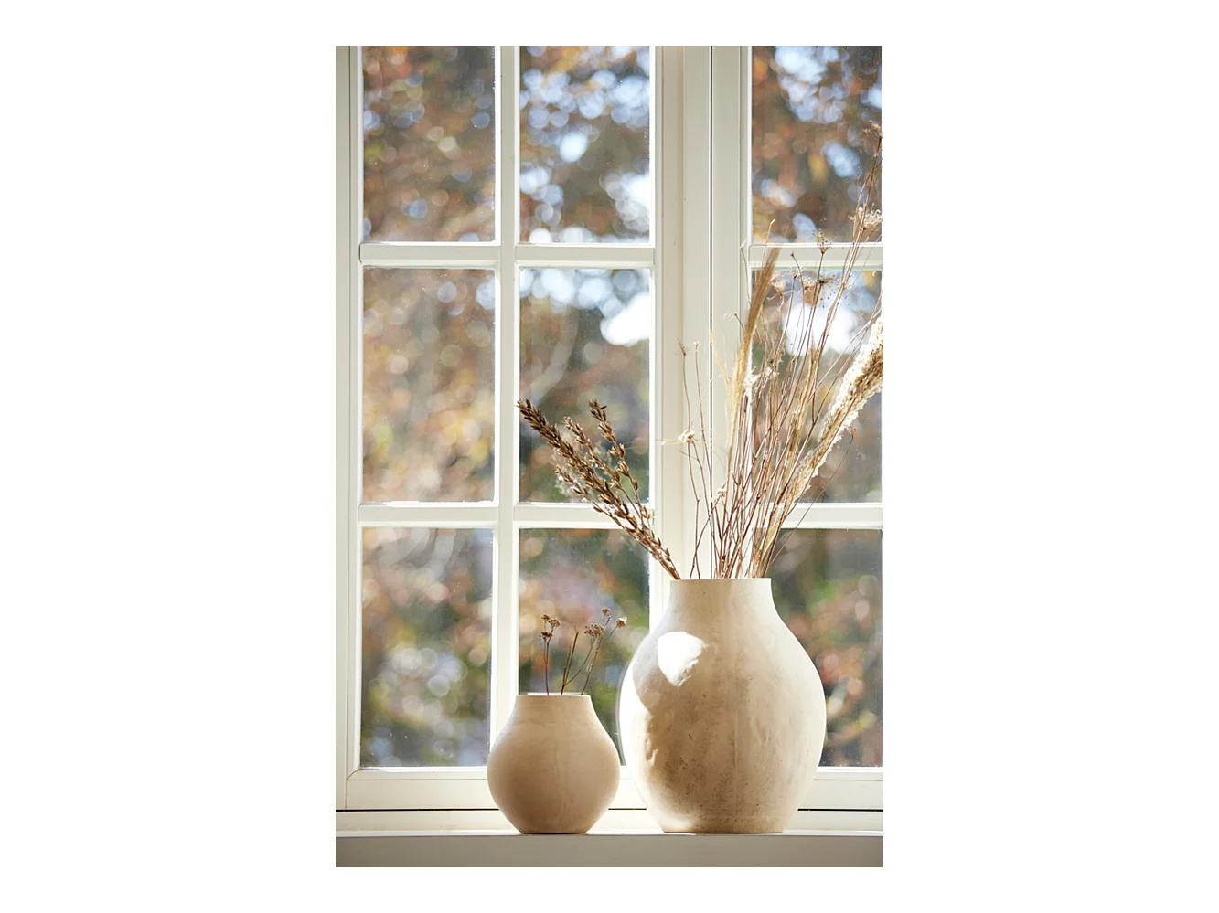 Pot NORELL - Ø21,5x23cm - Blanc