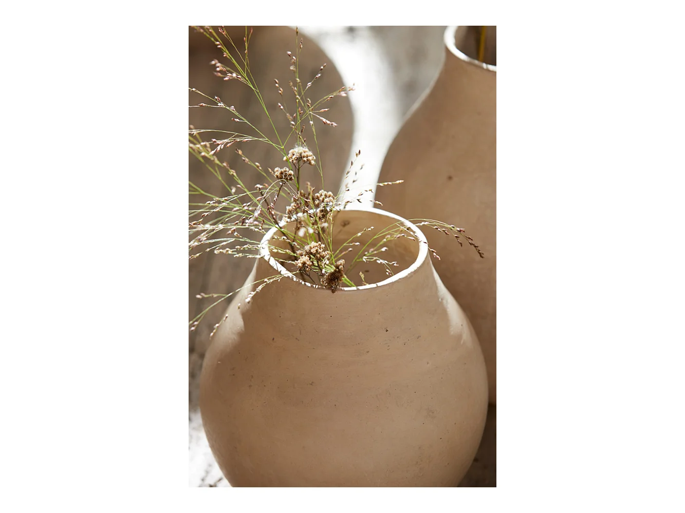 Pot NORELL - Ø21,5x23cm - Blanc