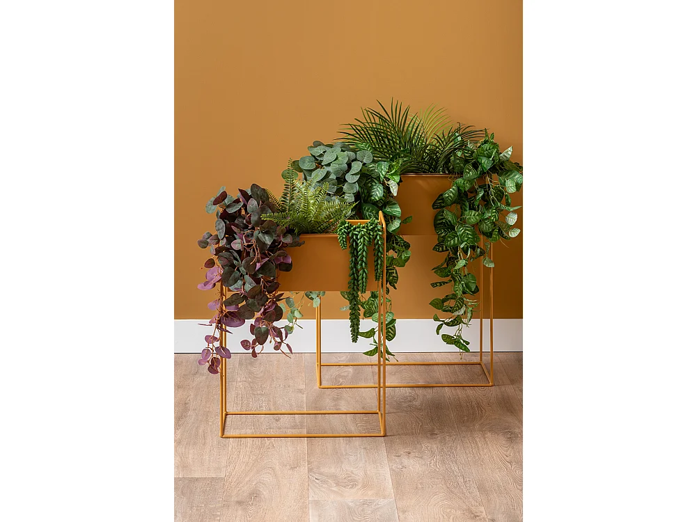 Ensemble de pots de fleurs Essence Straight - Jaune ocre