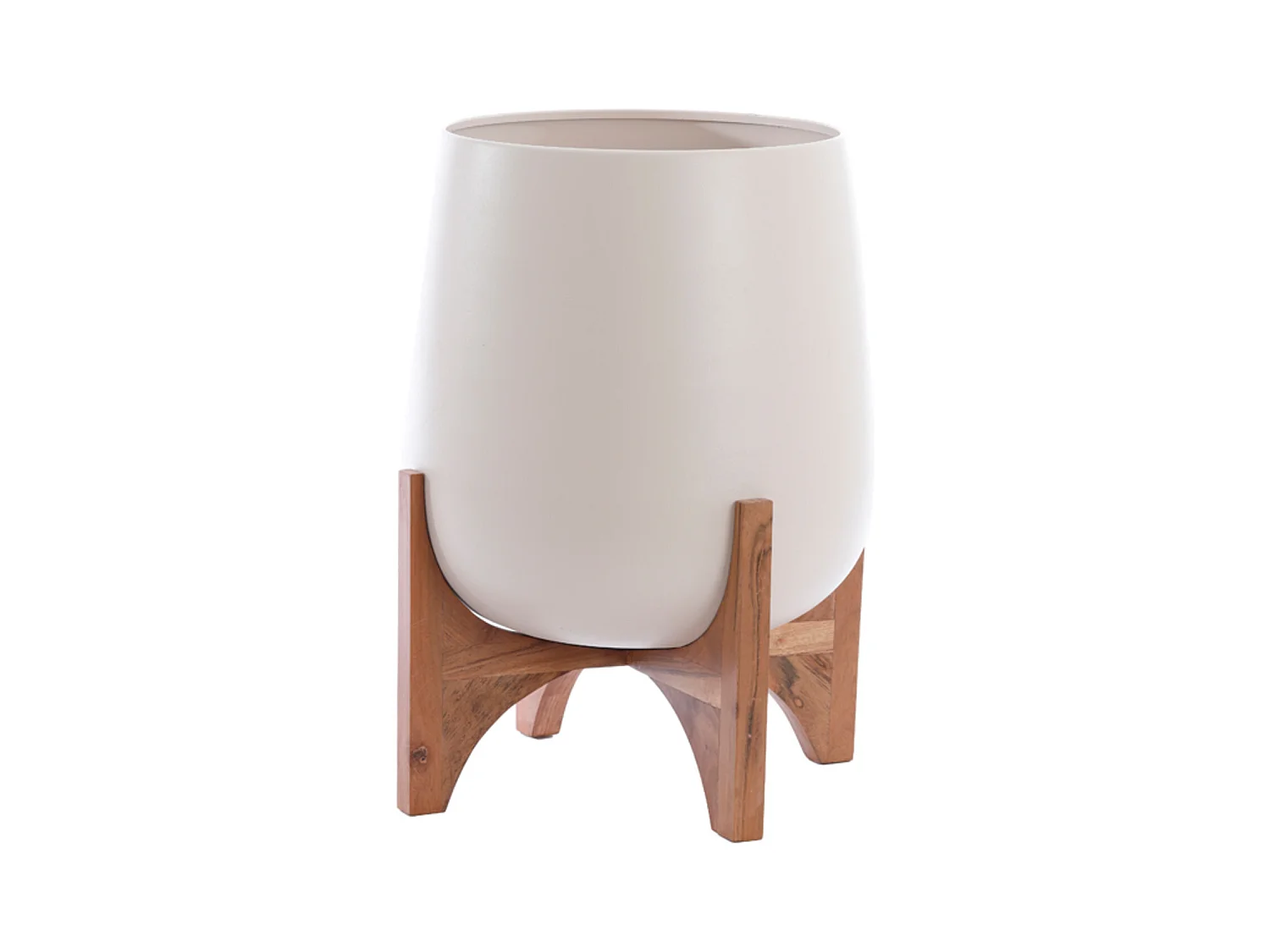 Pot KARUNA - Ø44x53cm - Blanc