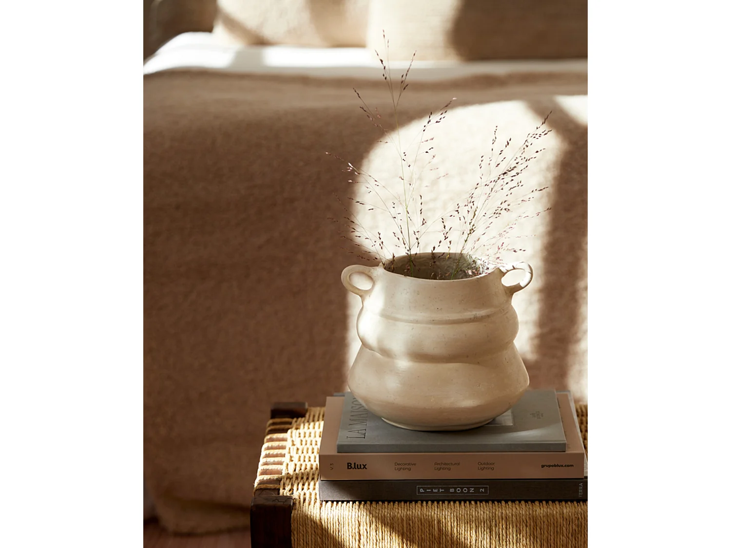 Pot TARIFA - 21.5x20x17.5cm - Wit