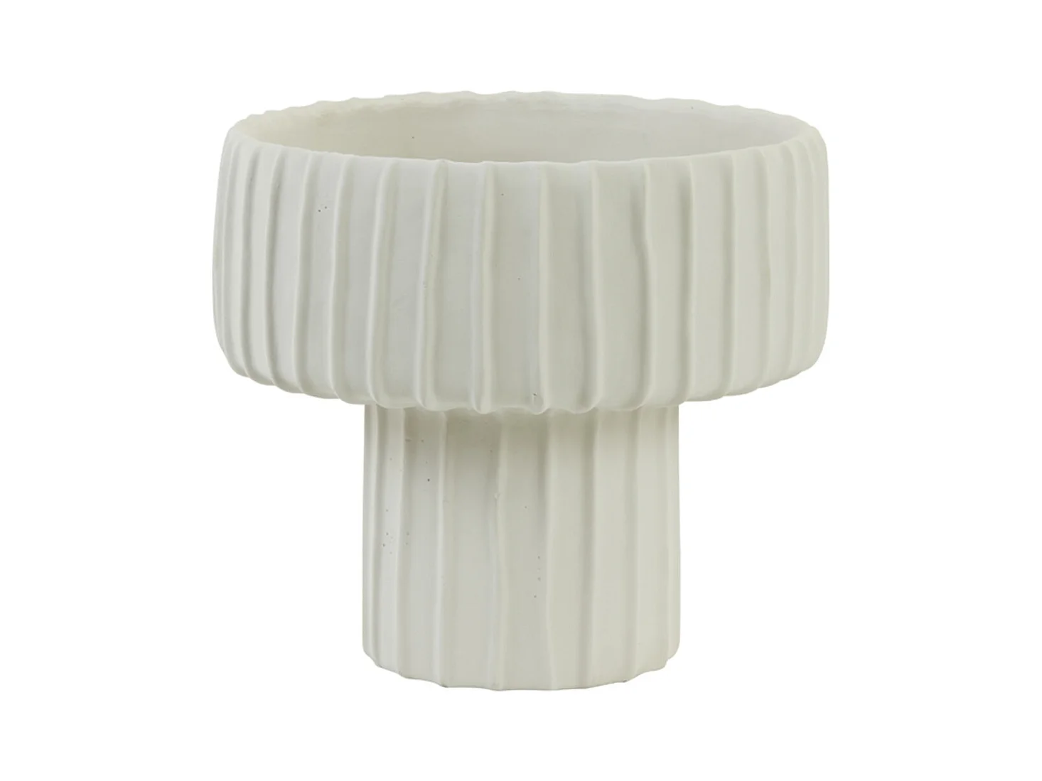 Pot MAJA - Ø30x27cm - Blanc