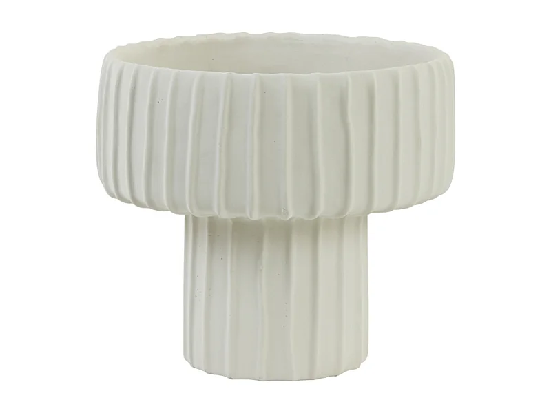 Pot MAJA - Ø30x27cm - Wit