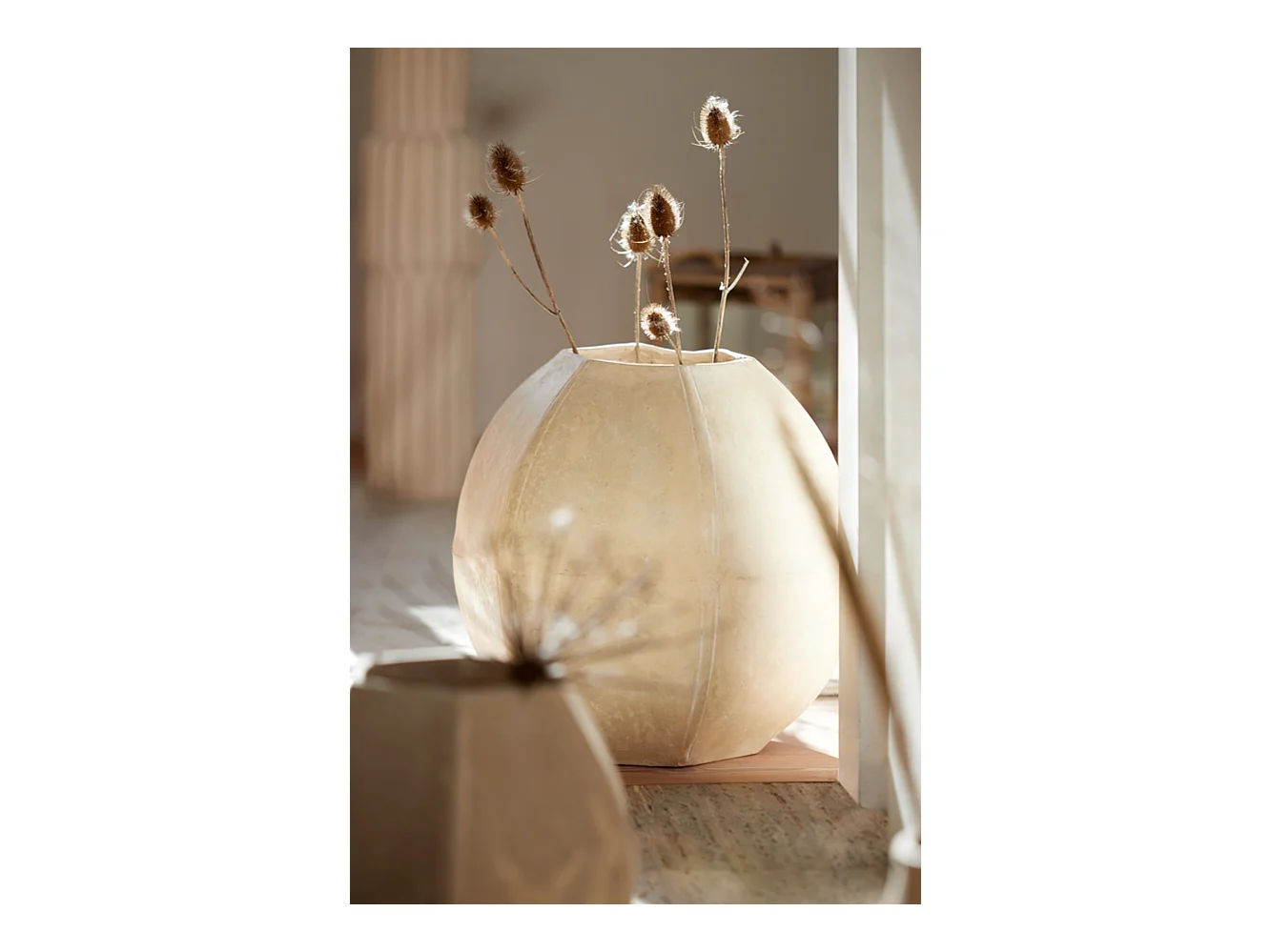 Pot MELIS - Ø51x44,5cm - Blanc