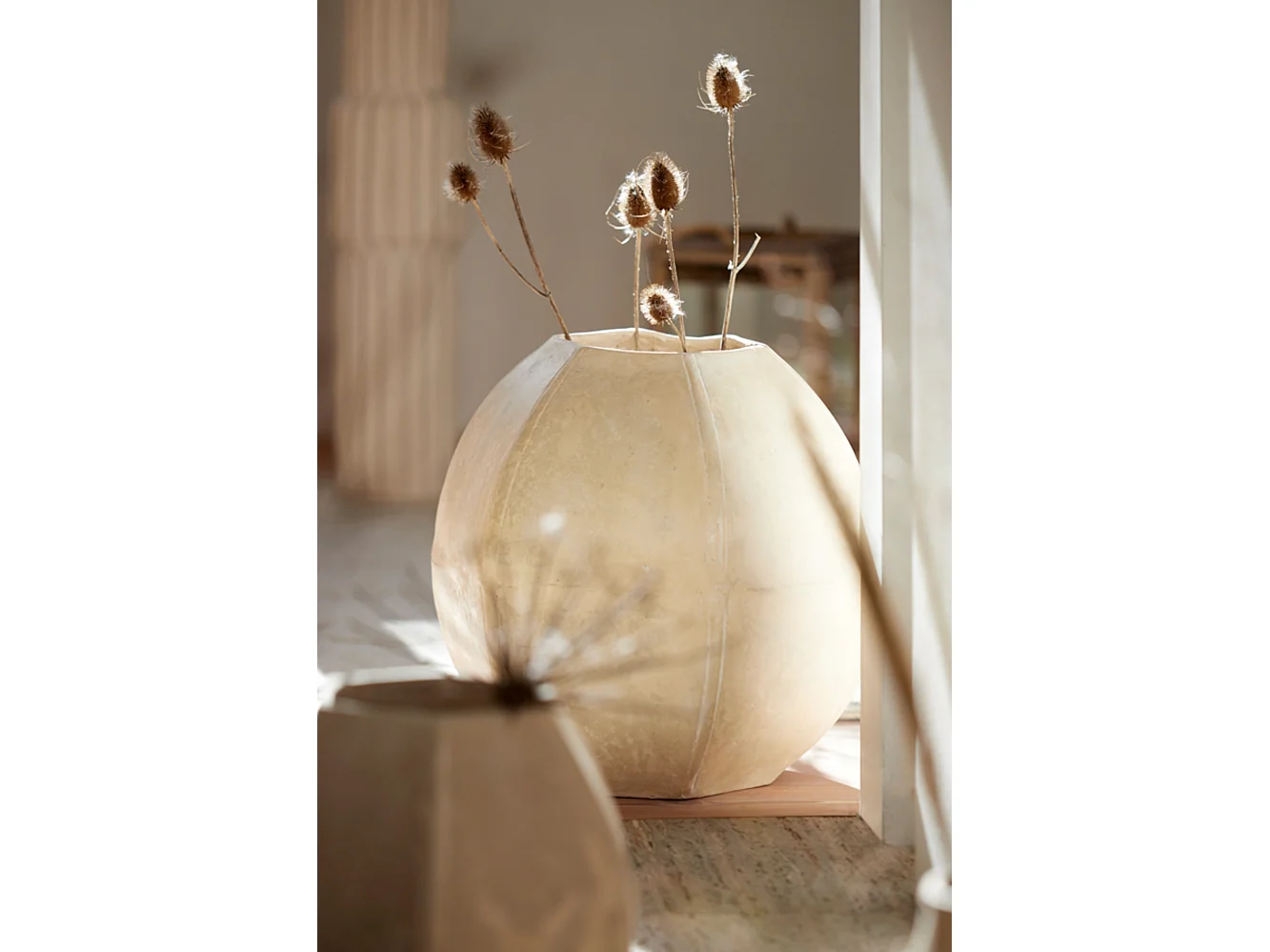 Pot MELIS - Ø51x44,5cm - Blanc