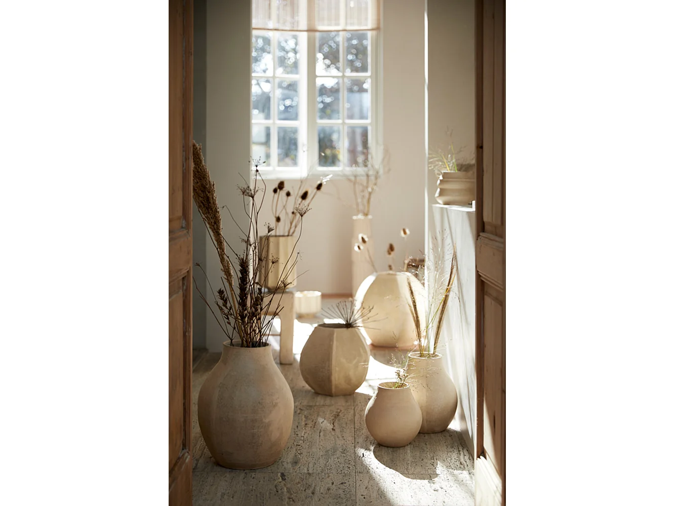 Pot MELIS - Ø51x44,5cm - Blanc