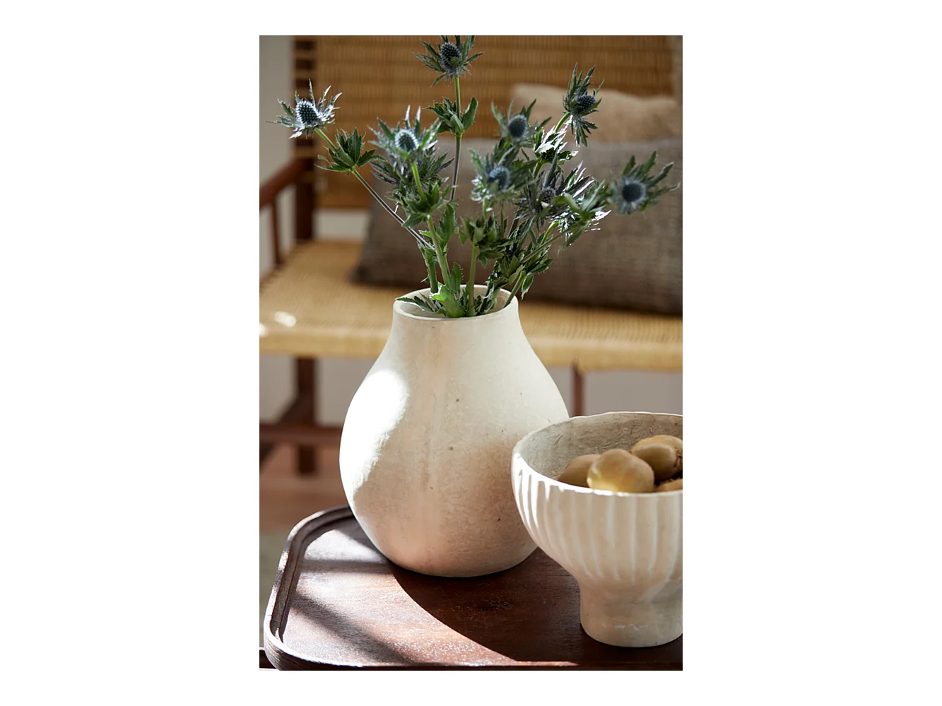 Pot NORELL - Ø27x30cm - Wit