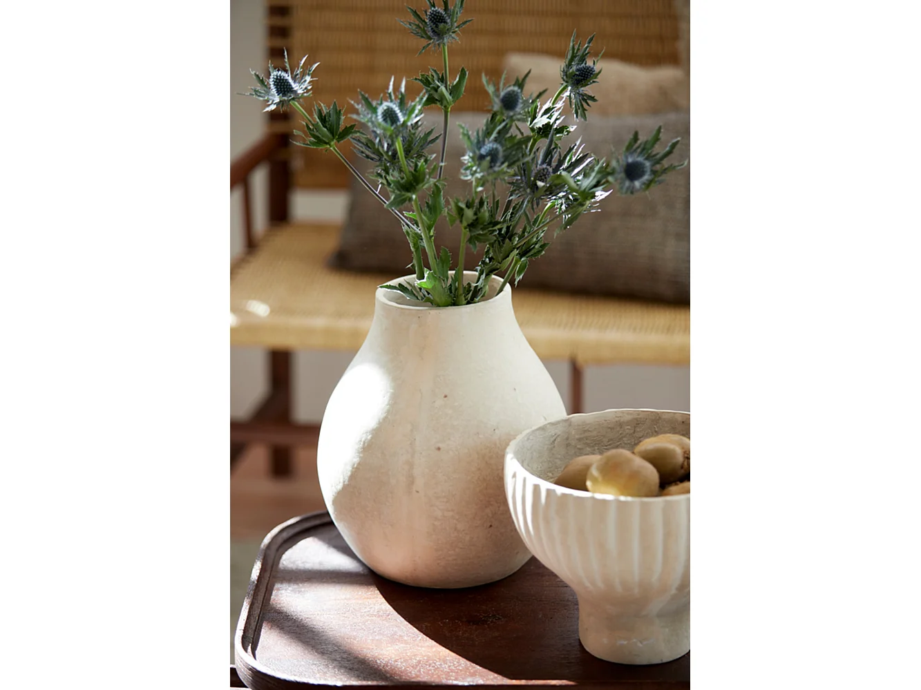 Pot NORELL - Ø27x30cm - Blanc