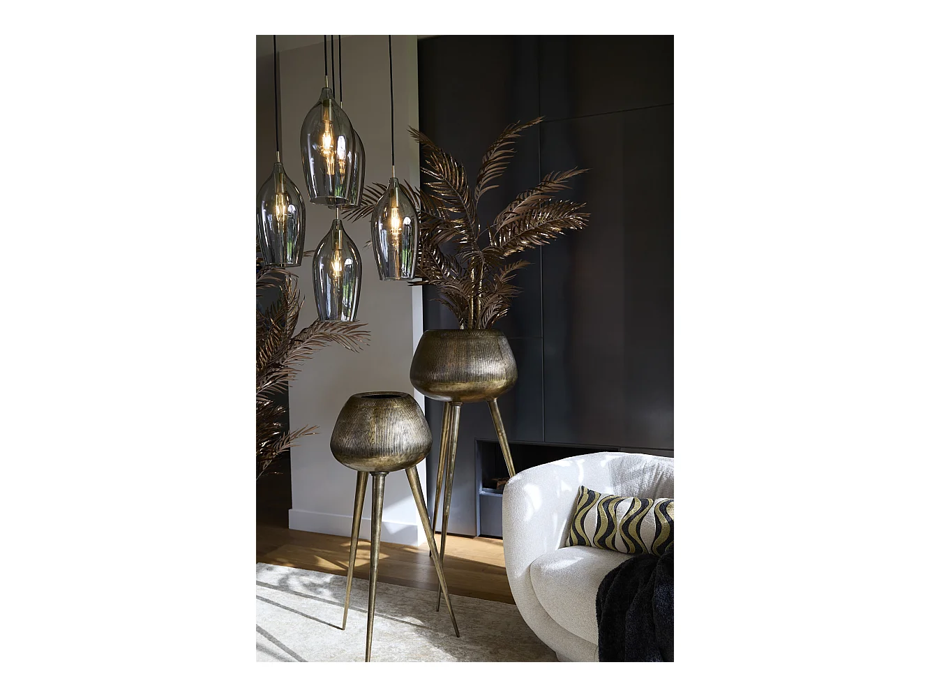 Topf MARIELLE - Ø75x149cm - Gold
