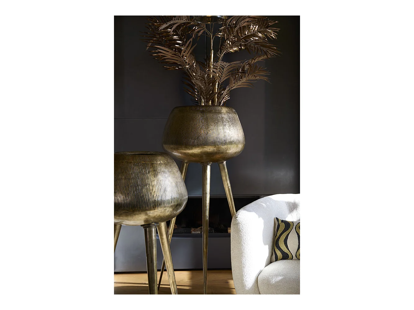 Topf MARIELLE - Ø75x149cm - Gold