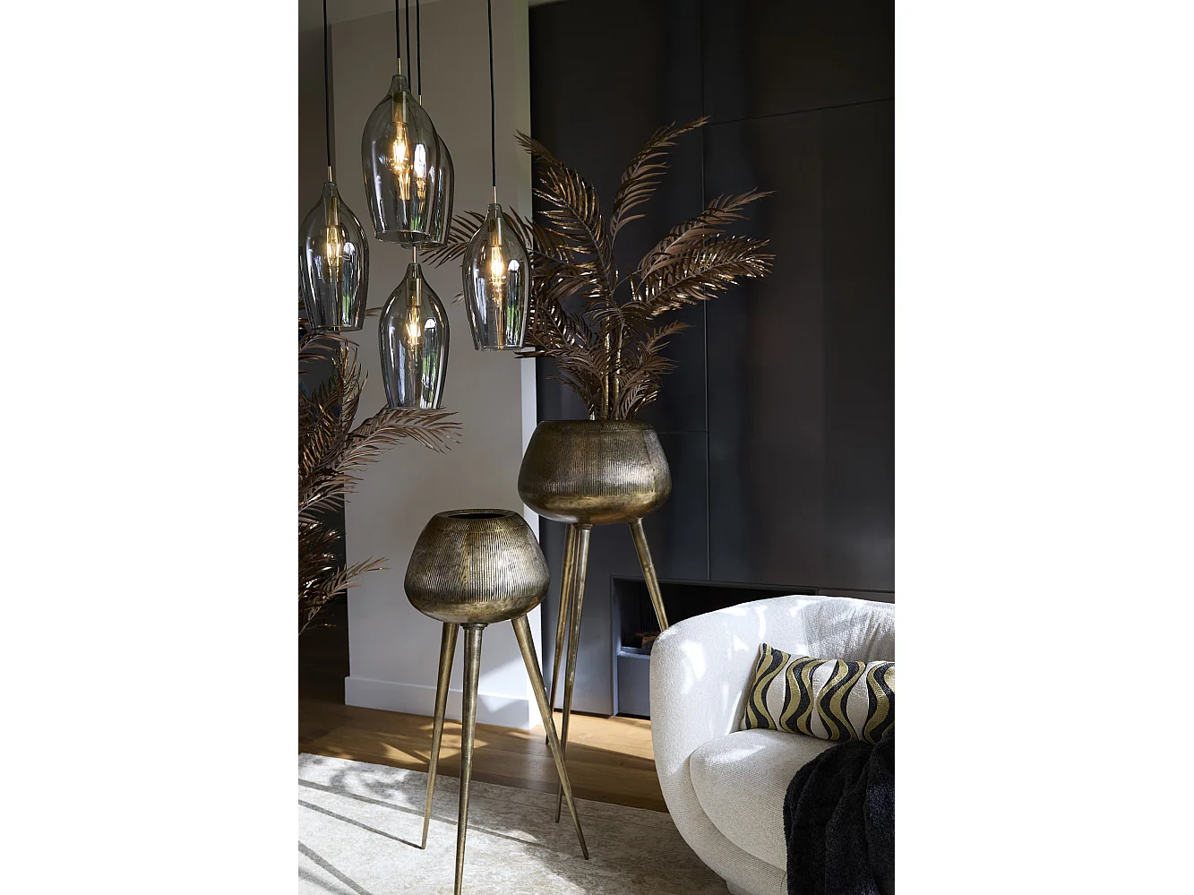 Pot MARIELLE - Ø75x149cm - Goud