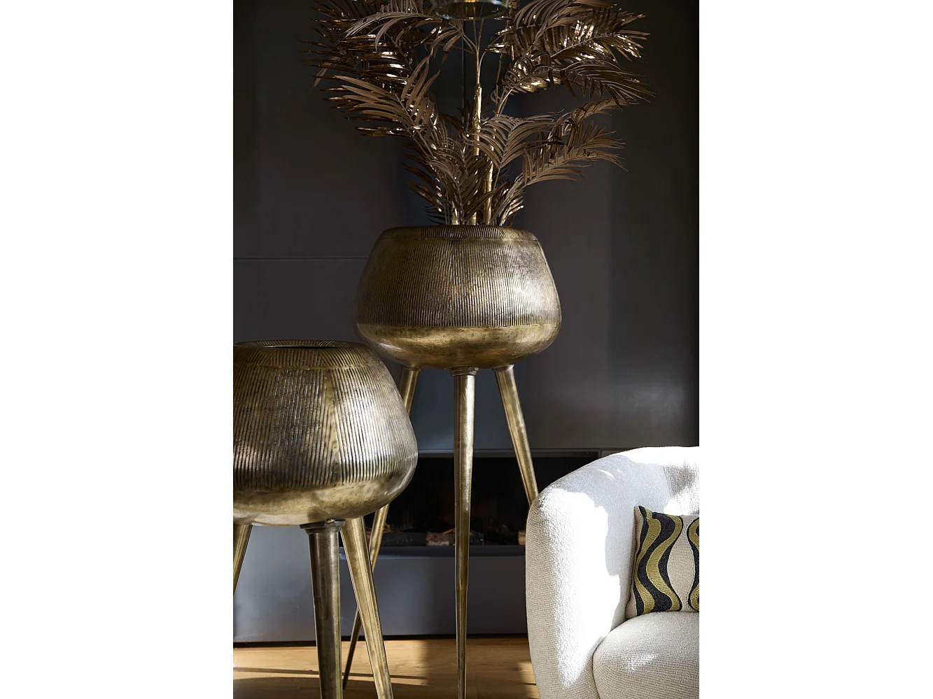 Pot MARIELLE - Ø75x149cm - Goud