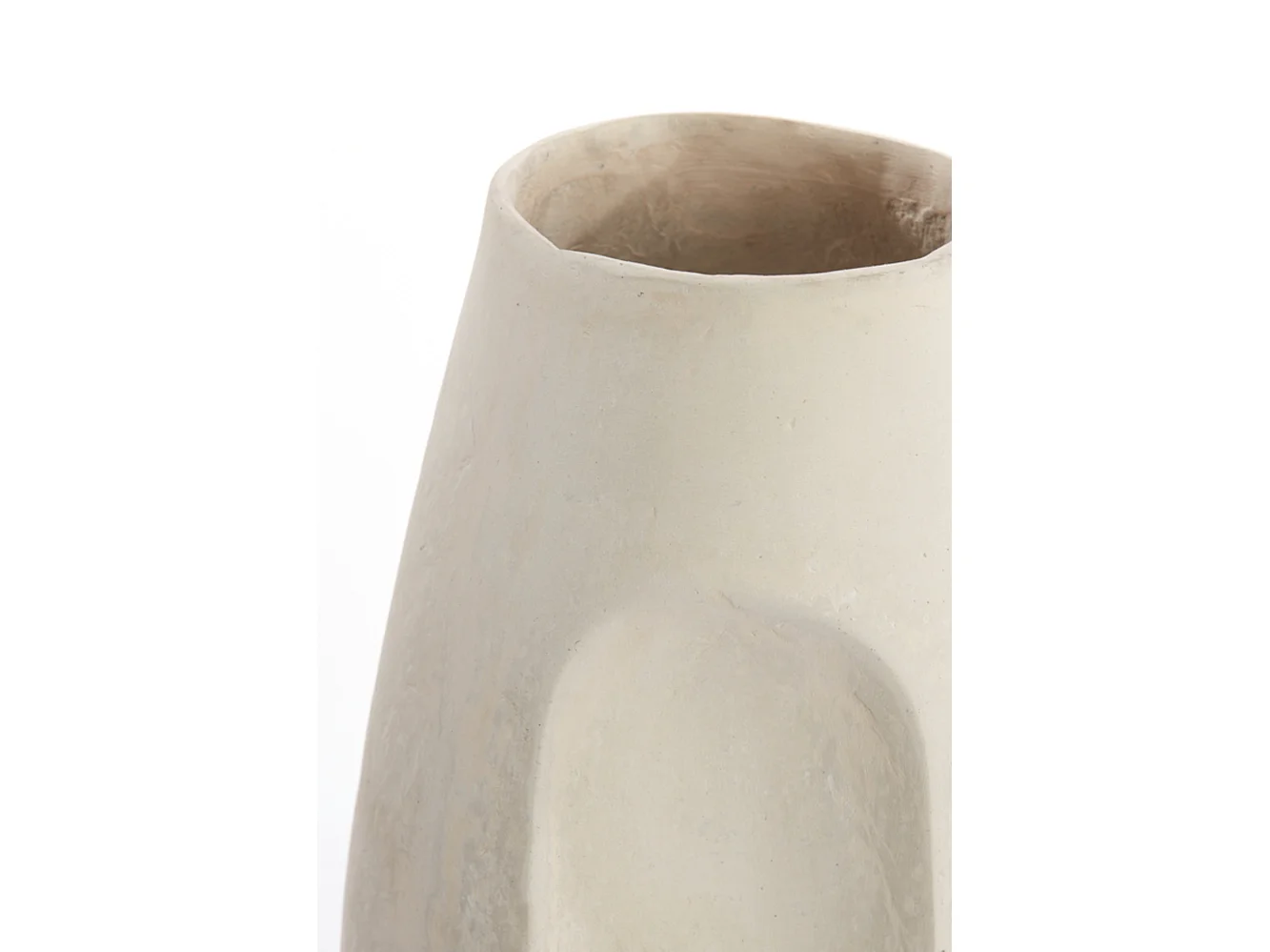 Pot FACE - 21x18x36cm - Blanc