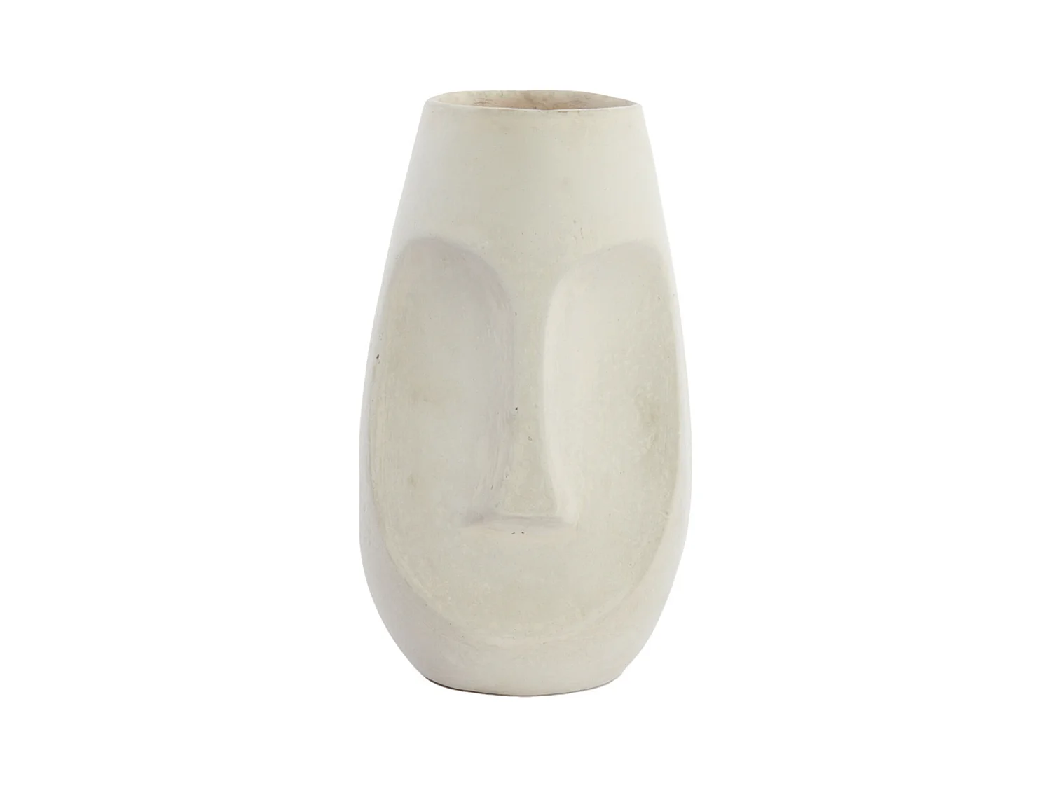 Pot FACE - 21x18x36cm - Blanc
