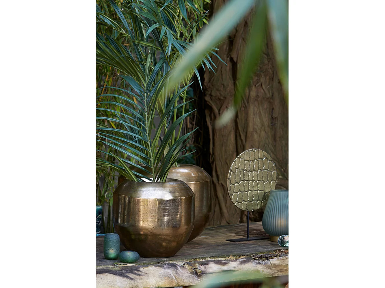 Pot LOUIE - Ø40x37cm - Goud
