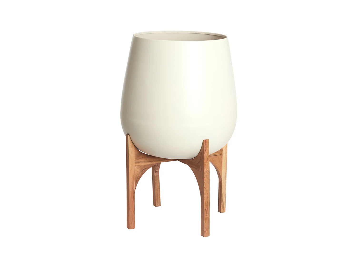 Pot KARUNA - Ø59x82cm - Blanc