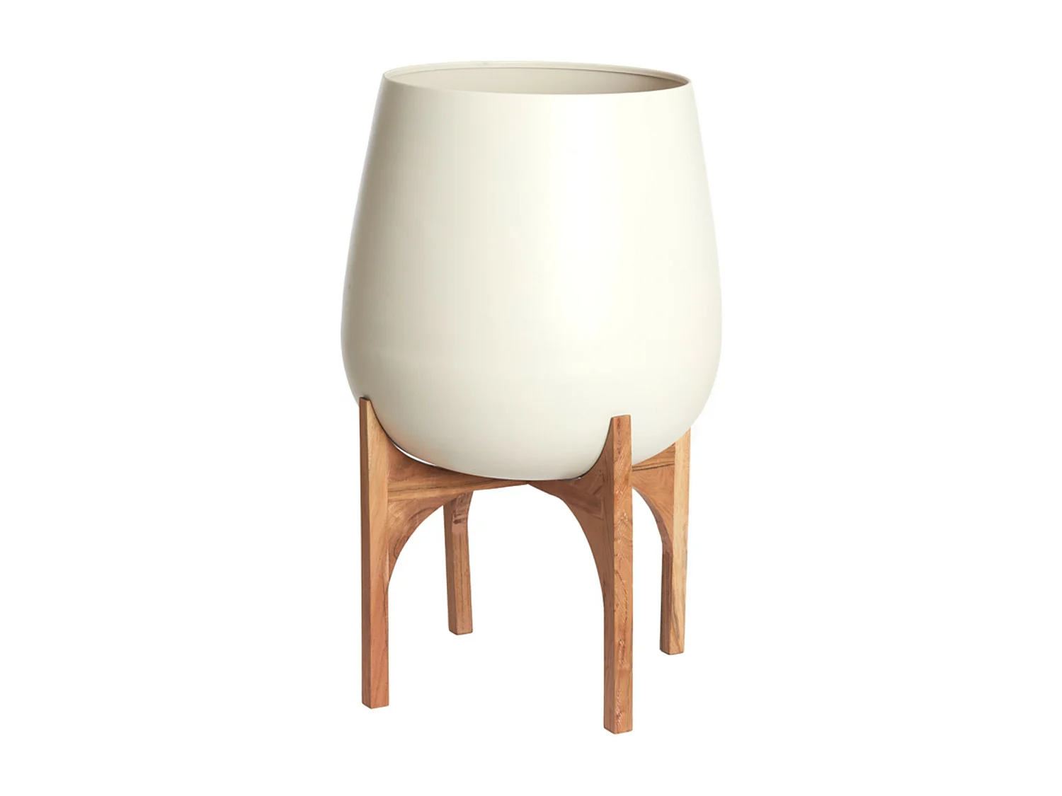 Pot KARUNA - Ø59x82cm - Blanc