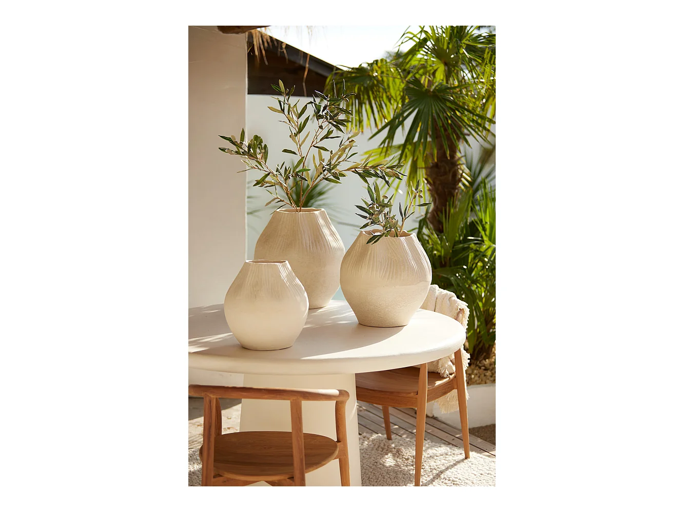 Topf ACDA - Ø30,5x32cm - Weiß