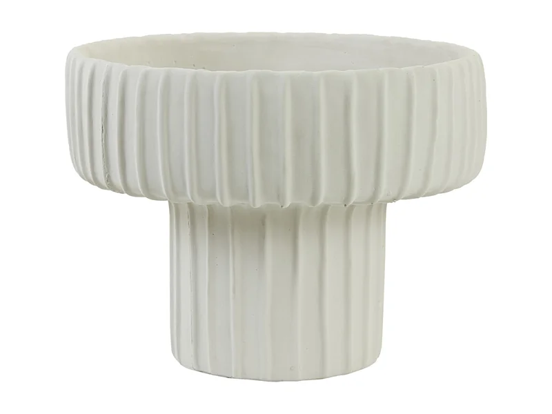 Pot MAJA - Ø40x30cm - Wit