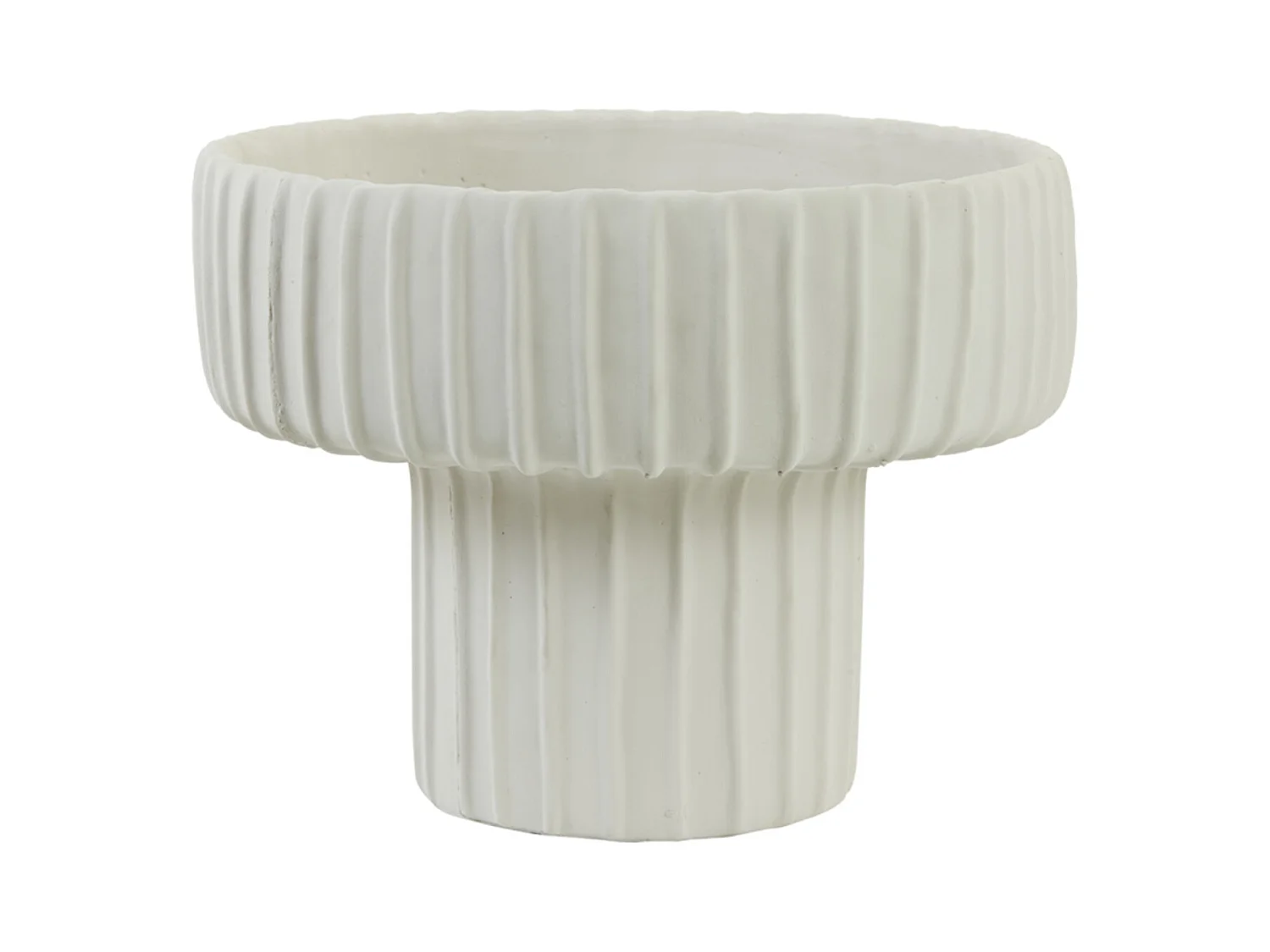 Topf MAJA - Ø40x30cm - Weiß