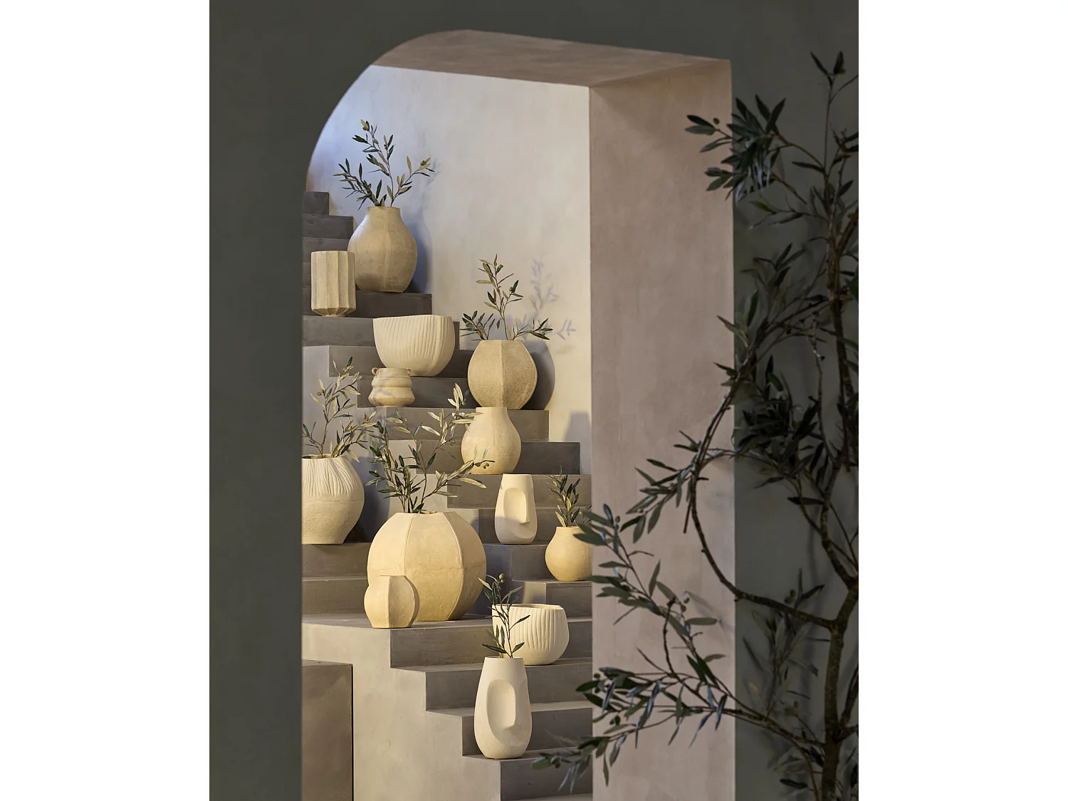 Pot ANTA - Ø37x28cm - Blanc