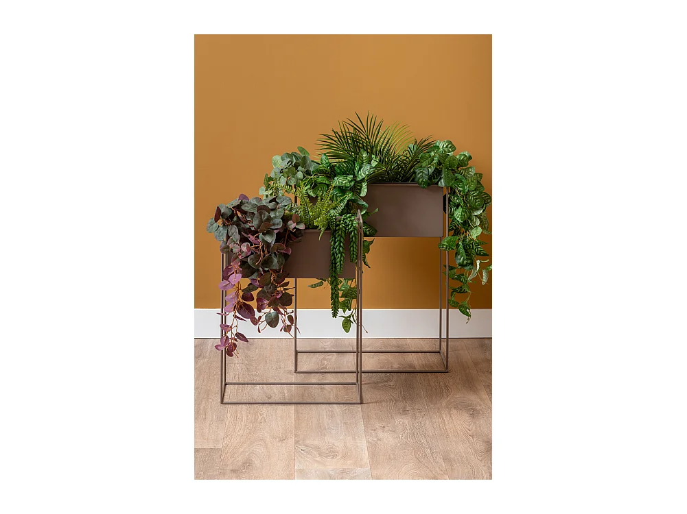 Blumentopf-Set Essence Straight - Dunkelgrau