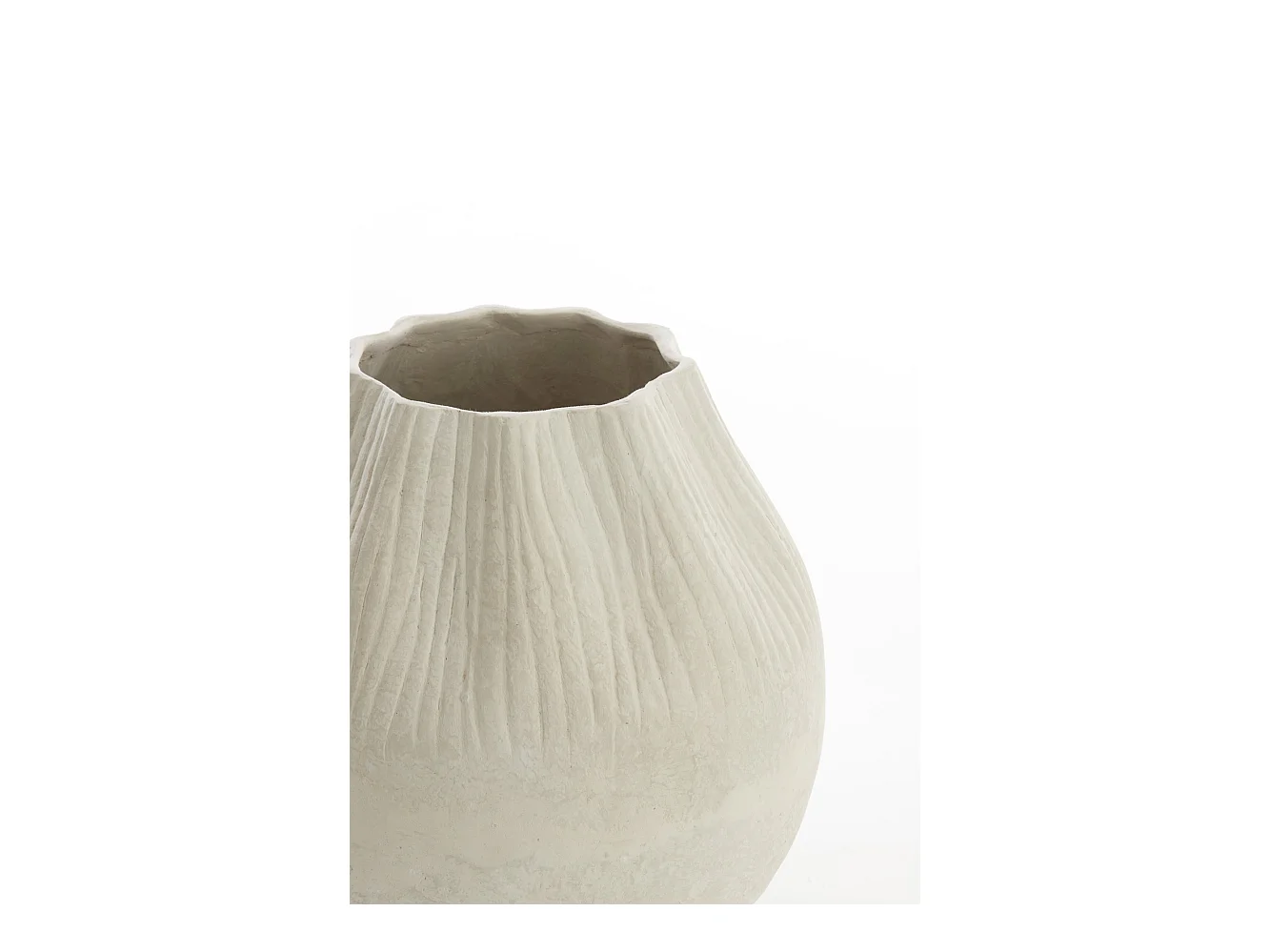 Pot ACDA - Ø43,5x46cm - Blanc
