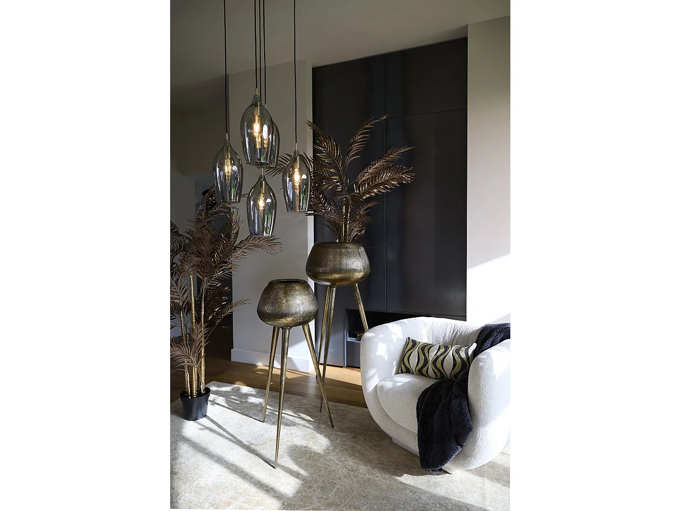 Pot MARIELLE - Ø44x124cm - Goud