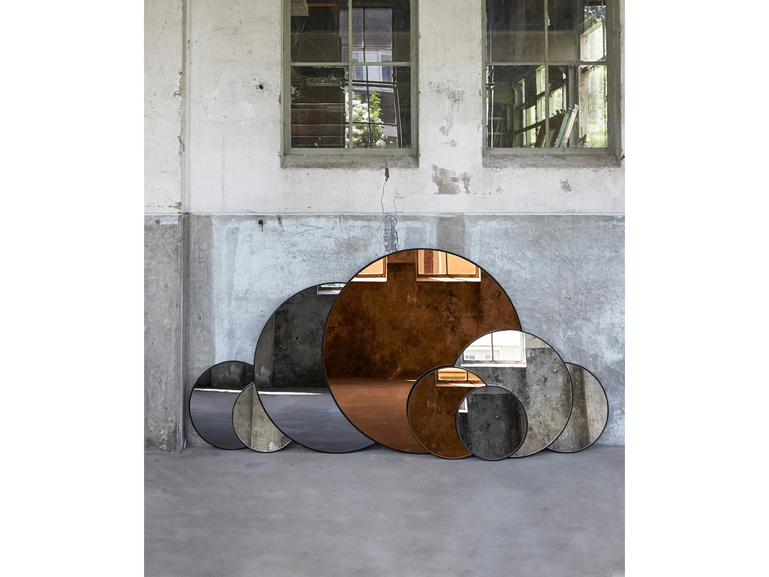 Miroir ESPEJO - 96x1,5x96cm - Noir