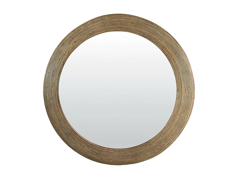 Spiegel PIEDRE - 109,5x4,5x109,5cm - Braun