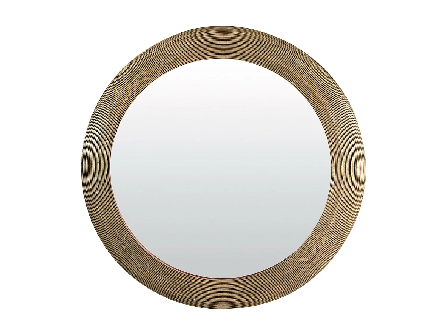 Spiegel PIEDRE - 109.5x4.5x109.5cm - Bruin