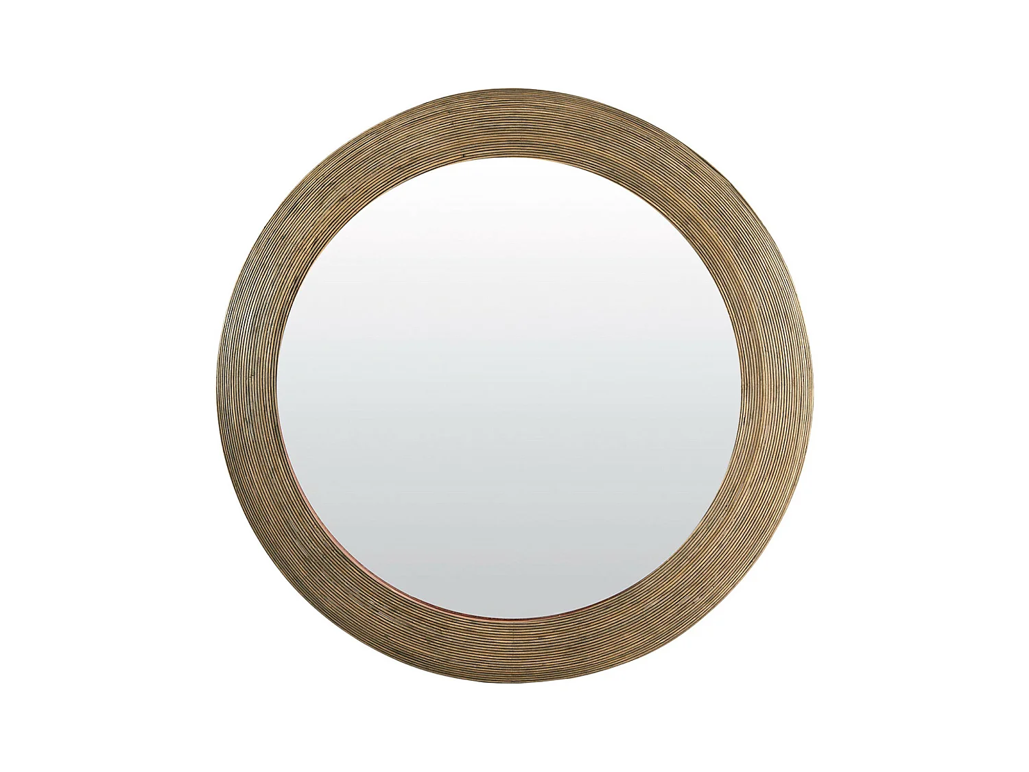 Miroir PIEDRE - 109,5x4,5x109,5cm - Marron