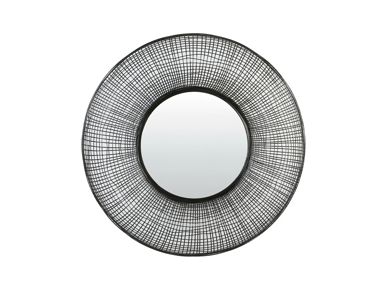 Miroir SAMAT - 78x12x78cm - Noir