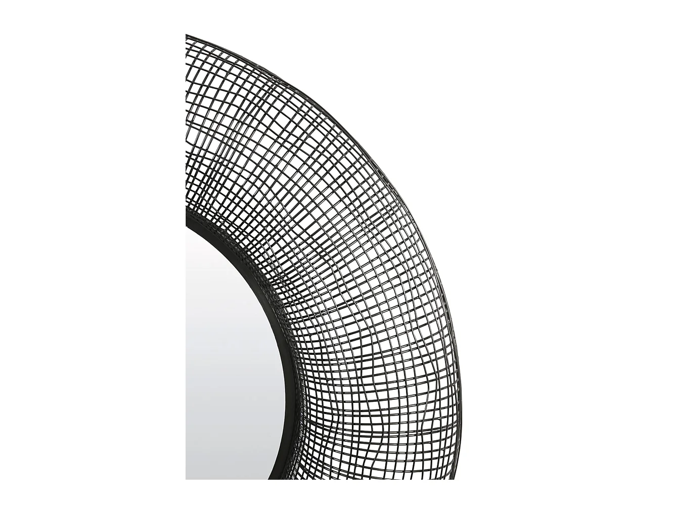 Miroir SAMAT - 78x12x78cm - Noir