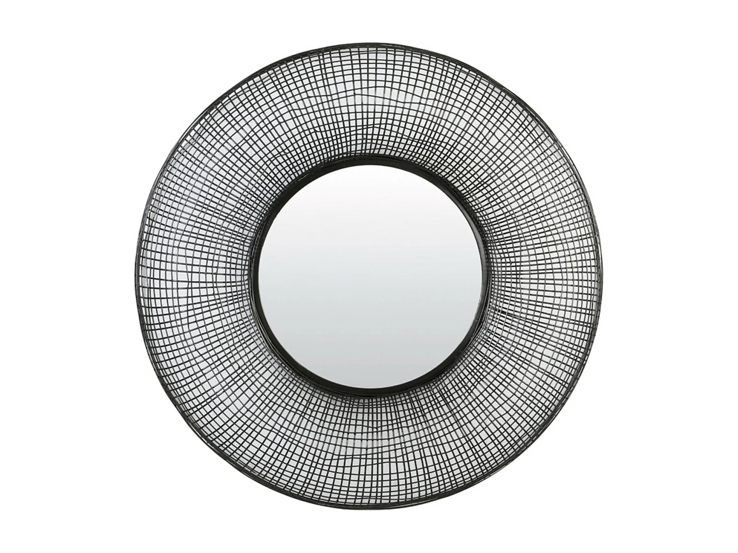 Miroir SAMAT - 78x12x78cm - Noir