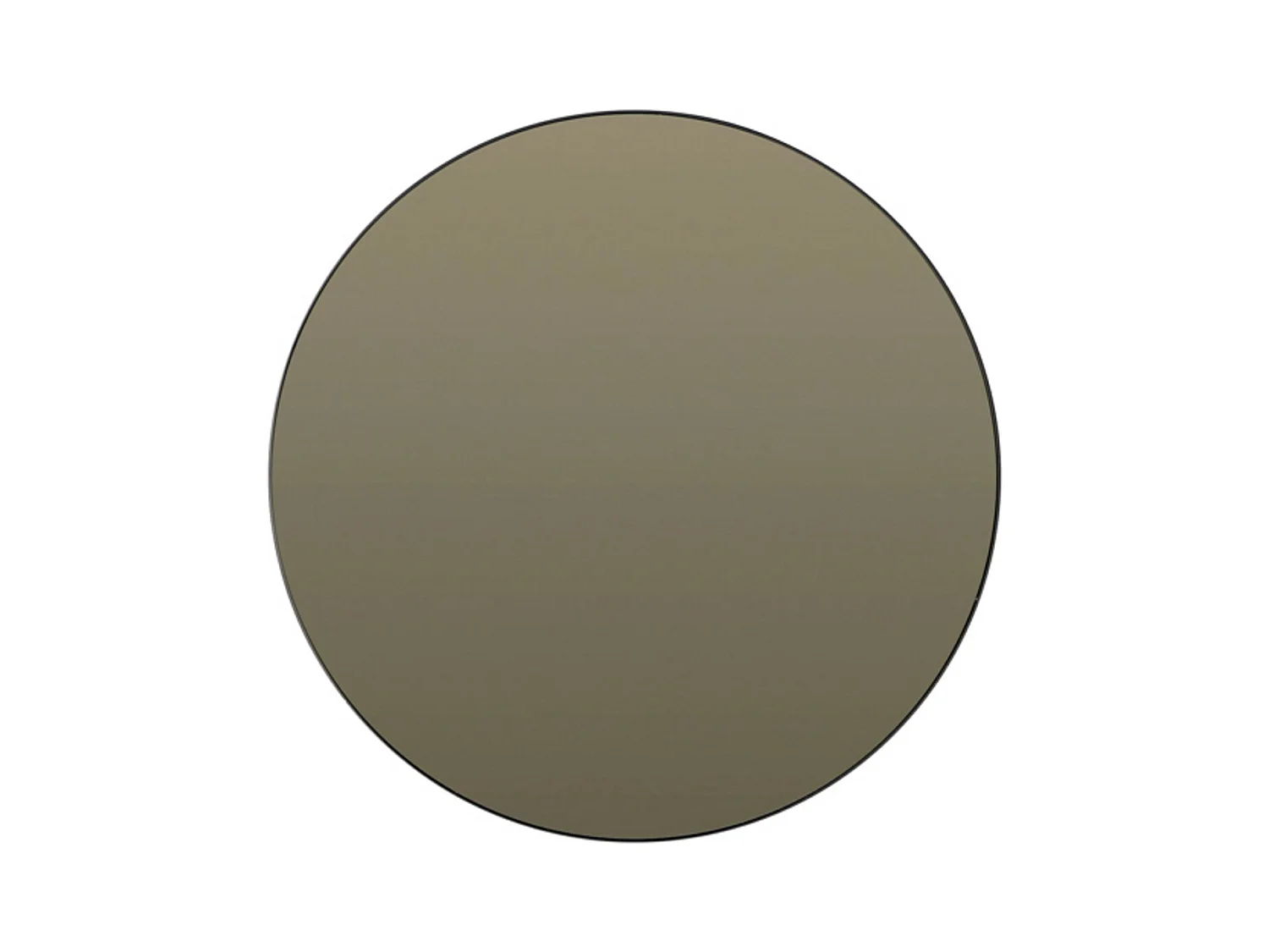 Spiegel ESPEJO - 116x1.5x116cm - Zwart