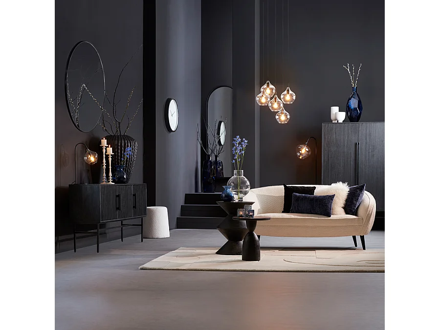 Espejo ESPEJO - 116x1,5x116cm - Negro